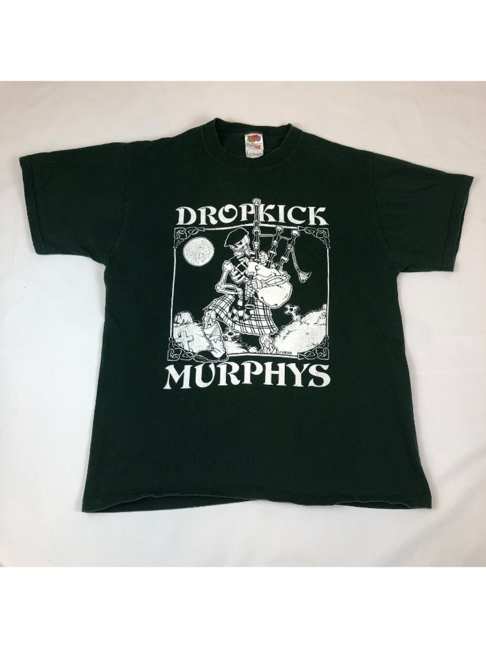 Vintage Dropkick Murphys Mens Black Fields of Athenry T Shirt Mens Size Large